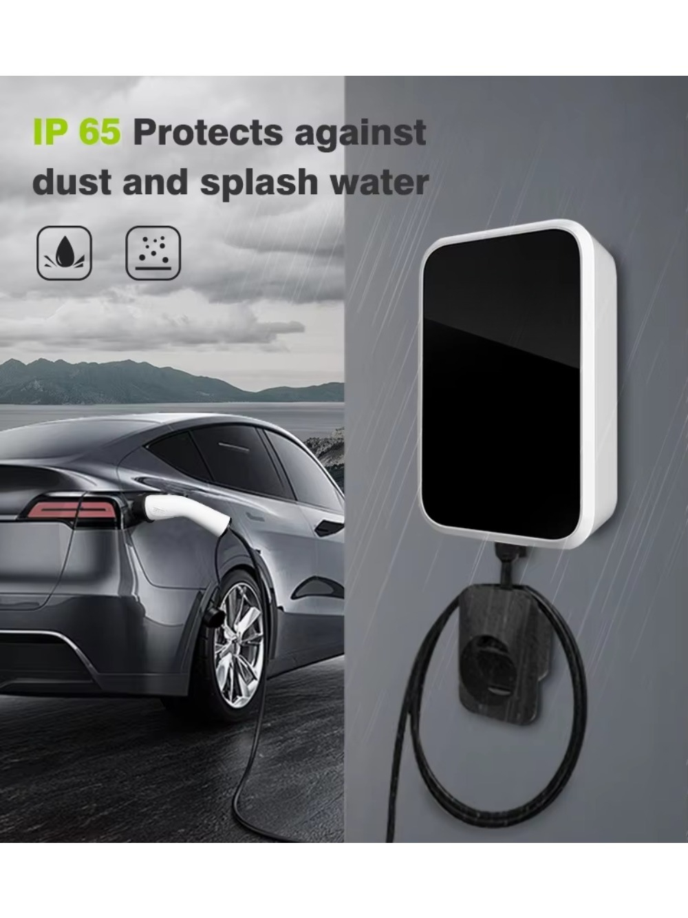 محطة شحن السيارات الكهربائية ا - مراجعة 22Kw Wallbox Type 2 Ocpp Rfid وسعره