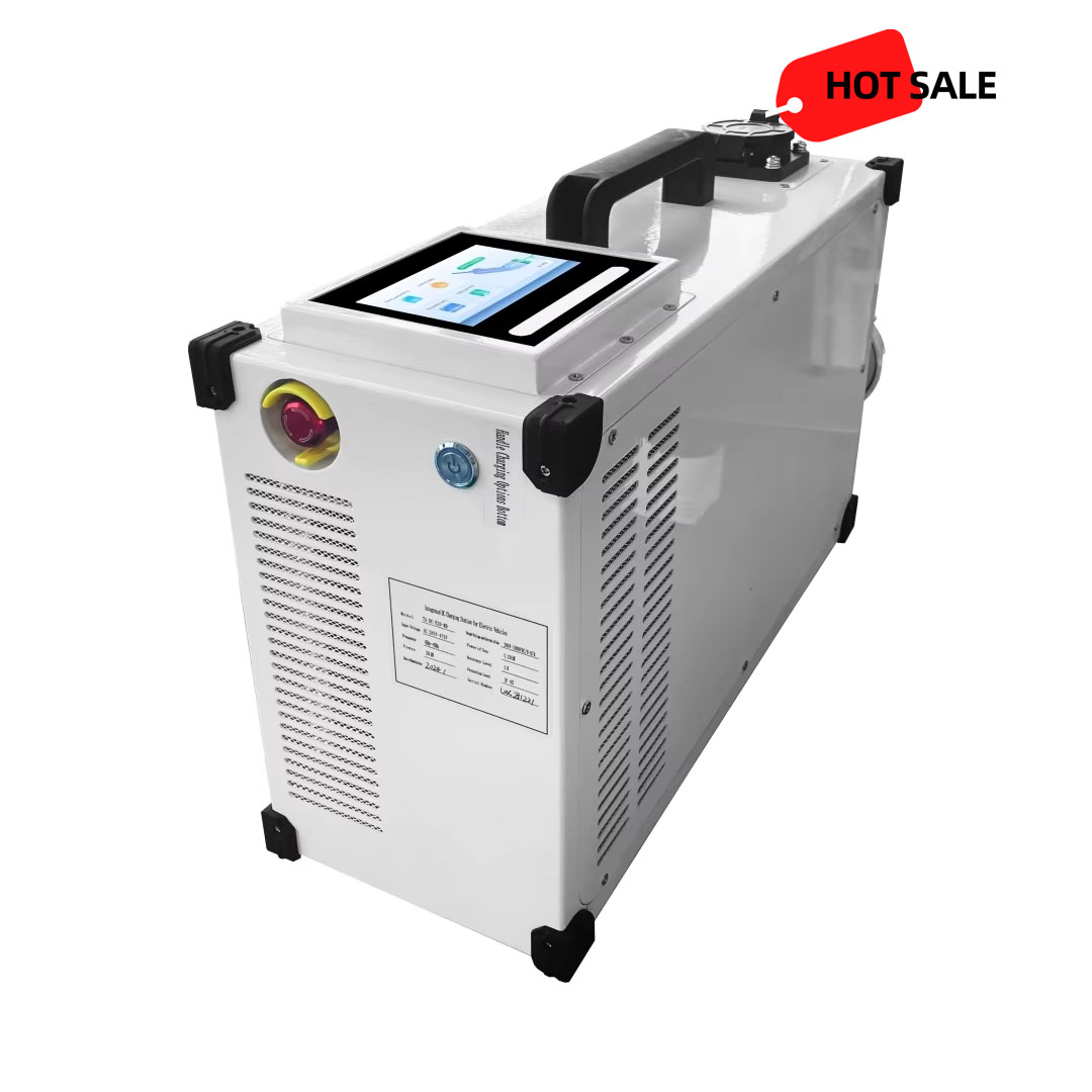 شاحن سريع محمول للسيارات الكهر - مراجعة Portable Dc Fast Charger 20Kw Ccs2 وسعره