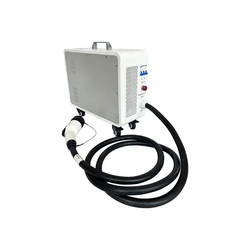 شاحن سيارات كهربائية محمول G2V - مراجعة Portable Dc Fast Charger 20Kw Ccs2 وسعره