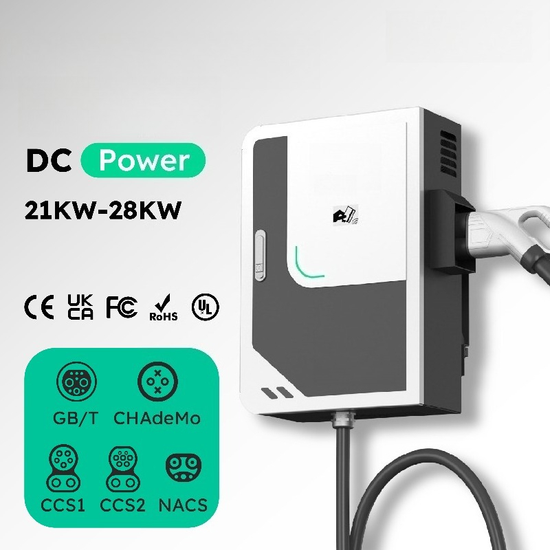 شاحن سيارات كهربائية ذكي جديد  - مراجعة Dc Fast Charger 30Kw Wallbox Commercial وسعره