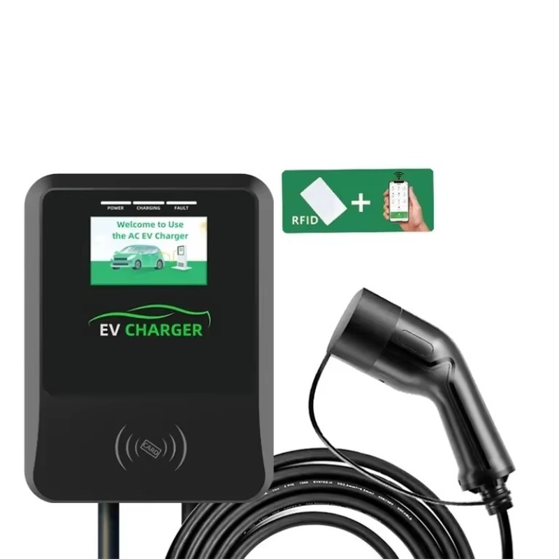 محطة شحن السيارات الكهربائية W - مراجعة 22Kw Wallbox Type 2 Ocpp Rfid وسعره